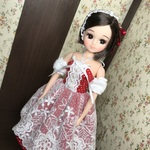 再再販☆リカちゃんサイズ☆ドレス☆72