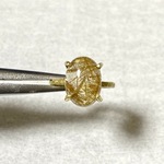 1点物ルチルクォーツのアンティーク調リング⑤