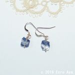 NoelCollection*Sage*デュモルチェライトインクォーツのピアス　14kgf
