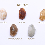 送料無料 8個 高品質アクリルピアス 不規則カット 22×35mm【8ヶ】 KE248-3