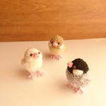 【受注制作】文鳥さんのあみぐるみ
