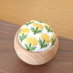 ピンクッション・花・黄