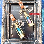 レジン  光る☆ランタンキーホルダー【パープル系】