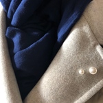 SWAROVSKIパールの１粒ブローチ