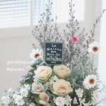 ꫛꫀꪝ✧‧˚White＆White❁✿✾  おしゃれ葉牡丹