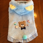  両面ボアのクマくんお洋服　②