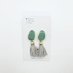 mini tassel pierce(green)