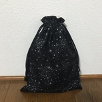 星空のお着替え袋  ブラック