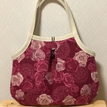 グラニーバッグ   薔薇ドイリーレースrose