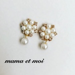 女性らしい♡パールピアス(イヤリング)