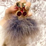 ◆再販3◆マラボーファーピアス／イヤリング  冬ピアス  