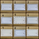 宛名シール　グレー