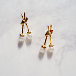 18KGP Cherry さくらんぼ ピアス(Gold)