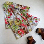 YUWA　ボタニカルフラワー　リネン　ワンピース　