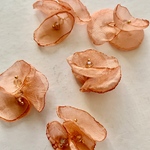Import3枚花びらパーツ＊オレンジ4個