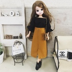リカちゃん服♡単品♡キャメル色ミモレ丈スカート♡大人リカちゃん♡リアルクローズ  