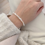  Apr11.5＊淡水パールのブレスレット　　silver925金具