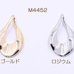 送料無料 16個 チャームパーツ ツイスト雫型 20×33mm【16ヶ】 M4452-G
