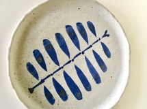 　大皿　青葉平皿　　プレート