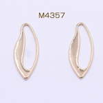 送料無料 20個 チャームパーツ 不規則 12×30mm ゴールド【20ヶ】 M4357