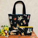 ジョリーフルールミニトートセット★ジョリーフルール★ブラック