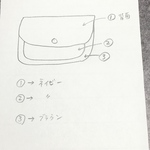 オーダーの財布