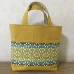 t様オーダー品☆こぎん刺しのトートバッグ 