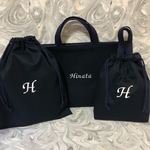 イニシャル お名前刺繍入り 入学、入園セット☆