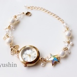 *･゜星空に舞う雪☆*:.｡. スワロフスキー腕時計
