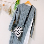 ハンドメイド/ジンベエザメのショルダーバッグ/財布と携帯入れて