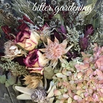 Sweet  Chic 薔薇＆紫陽花 bouquet  スワッグ