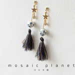 《utakata》mosaic planet（イヤリング）