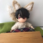 オビツ11にも  オビツろいど狐さん耳カチューシャです