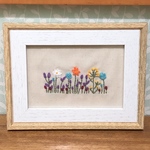 刺繍フレーム お花 インテリア雑貨