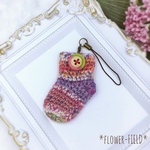 オパール毛糸のミニ靴下ストラップ