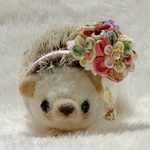 お花のつまみ細工カチューシャ