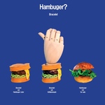 革のチーズバーガーブレスレット