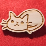 ネコチャンブローチ