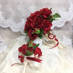ブーケ＆ブートニア☆真っ赤な薔薇