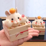 [1/4 PM12:00販売予定]*もちもちネズミの鏡餅*！おひとり様1つまで！