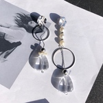 個性的ピアス　ピアス　シルバーピアス　パール