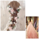 オーダー品✨ヘッドドレス★ウエディング★ナチュラル★ガーデン★結婚式★花嫁★卒業式★ヘアアクセサリー★ヘッドパーツ★マタニティフォト★成人式