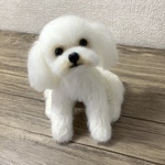 羊毛フェルト　マルチーズ　犬