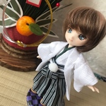 羽織袴セット【白】