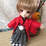 羽織袴セット【赤】