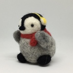 冬支度ペンギン君