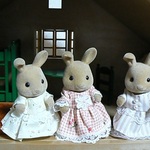 シルバニア服　3着セット　は♪　ウサギさん