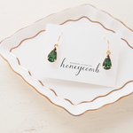 14kgf Vintage Tourmaline Swarovskiピアス