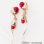 いちご×ツイスト ピアス イヤリング
