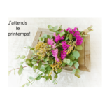 fd 【J'attends le printemps 】サクラミモザナチュラルスワッグ